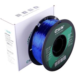 Produktbild für Filament eSUN eTPU-95A, TPU, blau transparent