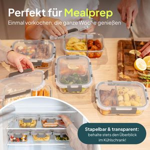 Produktbild für Frischhaltedose uandu aus Glas