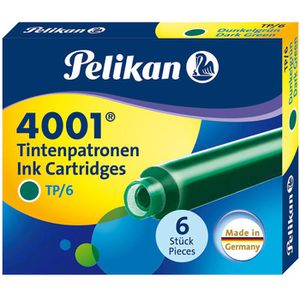 Füllerpatronen Pelikan 4001 TP6, dunkelgrün