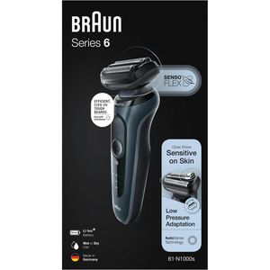 Produktbild für Elektrorasierer Braun Series 6, 61-N1000s, grau