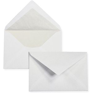 Briefumschläge tatmotive weiß, C6