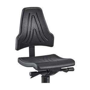 Produktbild für Arbeitsstuhl meychair W29-H-PU-FR5, schwarz