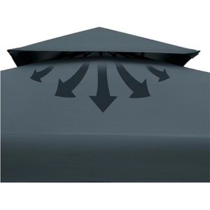 Produktbild für Pavillon CASARIA Lorca, 108722, anthrazit