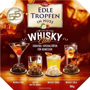 Produktbild für Pralinen Trumpf Edle Tropfen in Nuss Whisky Club, 8 Stück