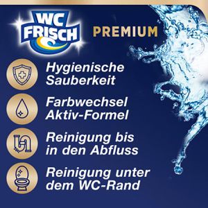 Produktbild für WC-Reiniger WC-Frisch Premium Power Meeresfrische, WC Gel