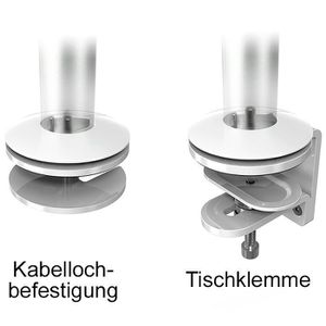 Produktbild für Monitorhalterung Dataflex ViewLite 122, VESA 75x75 &amp; 100x100mm