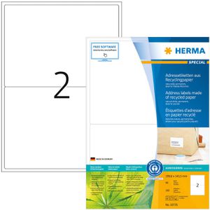 Adressetiketten Herma 10735 Special Recycling weiß