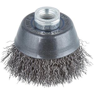 Drahtbürste Wolfcraft 2107000, gewellt, Topfbürste