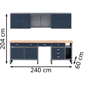 Produktbild für Werkbank Küpper blau