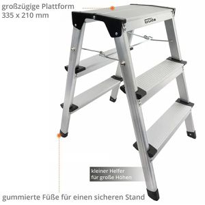 Produktbild für Klapptritt Güde GAT 3S, aus Aluminium
