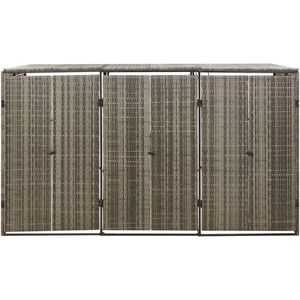 Produktbild für Mülltonnenbox vidaXL 319866, Polyrattan