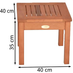 Produktbild für Beistelltisch Garden-Pleasure SONORA, braun, aus Massivholz