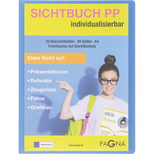 Produktbild für Sichtbuch Pagna 21013-13 School, aus PP, A4