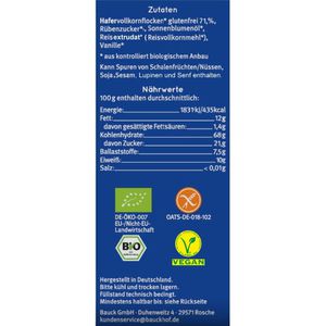 Produktbild für Müsli Bauckhof Basis Hafermüsli Crunchy, BIO