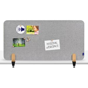 Produktbild für Tischtrennwand Legamaster 7-209811, grau