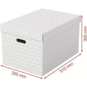 Produktbild für Aufbewahrungsbox Esselte Home L 628286, 55L