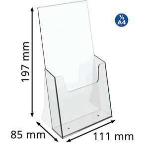 Produktbild für Prospekthalter Europel transparent