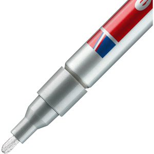 Produktbild für Lackmarker Edding 751, silber