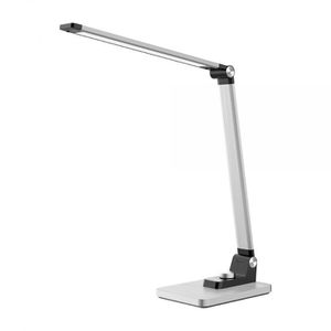 Schreibtischlampe Hansa Breeze, silber, LED, dimmbar