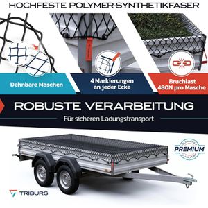 Produktbild für Anhängernetz TRIBURG grobmaschig