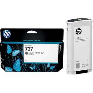 Produktbild für Tinte HP 727, B3P22A schwarz matt