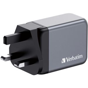 Produktbild für USB-Ladegerät Verbatim GNC-65, GaN, 65 Watt