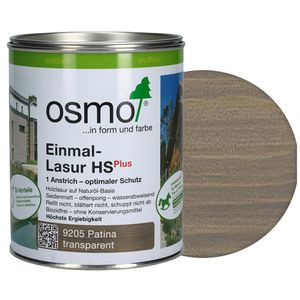Osmo Holzlasur Einmal-Lasur HS Plus, 0,75l, außen, 9205 patina