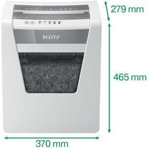 Produktbild für Aktenvernichter Leitz 8003 IQ Office P4, weiß
