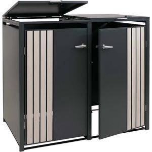 Mülltonnenbox Mendler HWC-O67, Metall