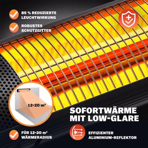 Produktbild für Heizstrahler Monzana MZH3000, outdoor