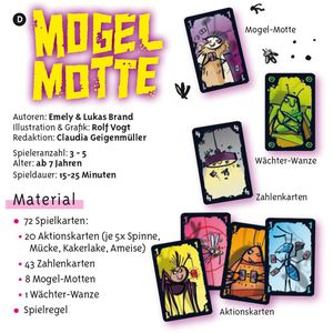 Produktbild für Kartenspiel Drei-Magier 40862, Mogel Motte