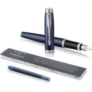 Produktbild für Füller Parker IM Matte Blue C.C., Feder F