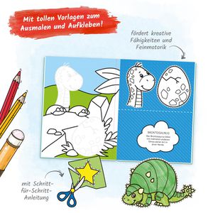 Produktbild für Malbuch Trötsch Dinosaurier Bastelei
