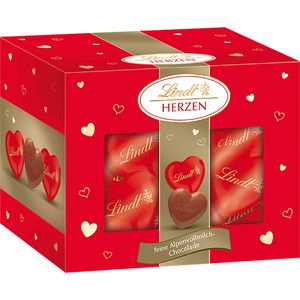 Minischokolade Lindt Herz, Rot