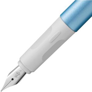 Produktbild für Füller Pelikan Pina Colada Blau Metallic, Feder M