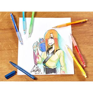 Produktbild für Druckbleistift Pilot Color Eno, orange-transparent, Kunststoff