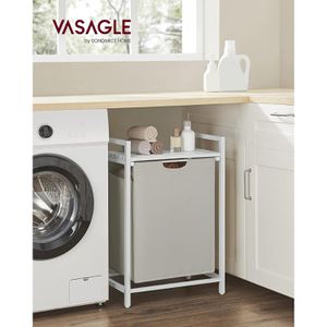 Produktbild für Wäschekorb Vasagle BLH101W01, weiß