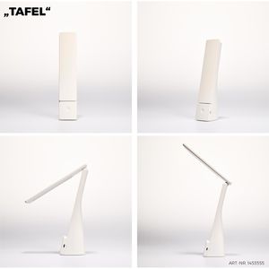 Produktbild für Schreibtischlampe EinLicht Tafel, silber, LED, dimmbar