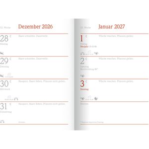 Produktbild für Mondkalender Korsch 222427, Der kleine Mondkalender, Jahr 2027
