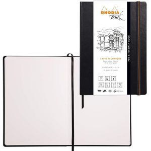 Skizzenbuch Rhodia 116128C Pen & Inkwash Book, A4