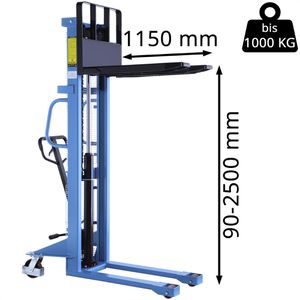 Produktbild für Hubwagen HanseLifter SDJ1025, Tragkraft 1000kg