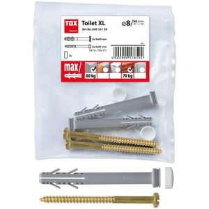 Schrauben-Dübel-Set Tox 04510139, Toilet XL