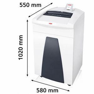 Produktbild für Aktenvernichter HSM Securio P40i, 1884121, mit Rollen und Öler