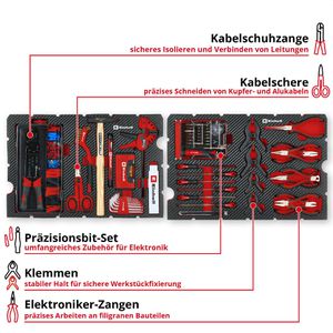 Produktbild für Werkzeugkoffer Einhell E-Case Hobby, 370512