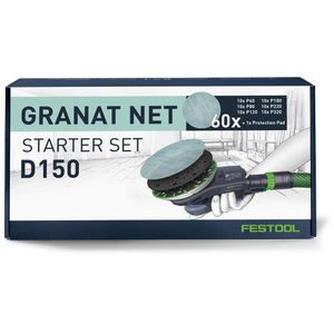 Schleifpapier Festool Granat Net D150 GR NET-Set, 578667