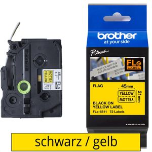 Schriftband Brother FLe-6511, 21mm x 45mm