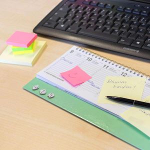 Produktbild für Haftnotizen Q-Connect KF01224, neon