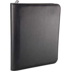 Produktbild für Schreibmappe Monolith 2912 schwarz, Kunstleder