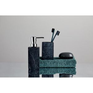 Produktbild für Zahnputzbecher Wenko Slate Rock, anthrazit, aus Kunststein