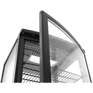 Produktbild für Kühlvitrine Arktic 233290, schwarz